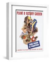 Plant a Victory Garden Poster-null-Framed Photographic Print