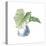 Plant Big Leaf I Dark Green-Chris Paschke-Stretched Canvas