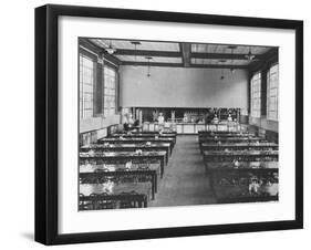 Plant cafeteria, National Tube Co, Riverside Works, Wheeling, West Virginia, 1923-null-Framed Photographic Print