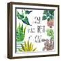 Plant Home III-Farida Zaman-Framed Art Print