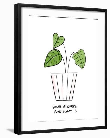 Plant Lady II-Anna Quach-Framed Art Print