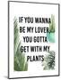 Plant Love IV-Studio W-Mounted Art Print