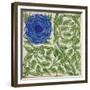Plant with a Blue Flower (W/C on Paper)-William De Morgan-Framed Giclee Print