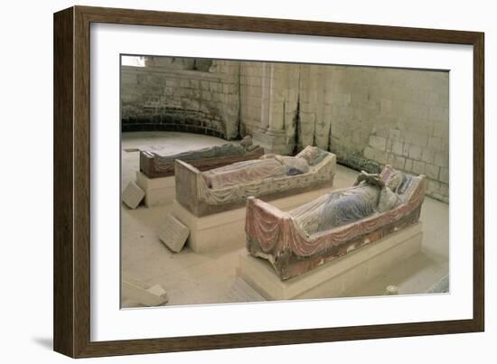 Plantagenet Tombs: Henry II(1133-1189) Eleanor of Aquitaine(circa 1122-1204) Richard I(1157-1199)-null-Framed Giclee Print