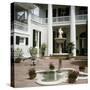 Plantation Home Patio, Louisiana, USA-null-Stretched Canvas