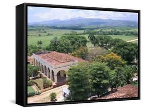 Plantation House on the Guainamaro Sugar Plantation, Valley De Los Ingenios, Cuba-Bruno Barbier-Framed Stretched Canvas