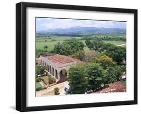 Plantation House on the Guainamaro Sugar Plantation, Valley De Los Ingenios, Cuba-Bruno Barbier-Framed Photographic Print