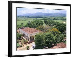 Plantation House on the Guainamaro Sugar Plantation, Valley De Los Ingenios, Cuba-Bruno Barbier-Framed Photographic Print