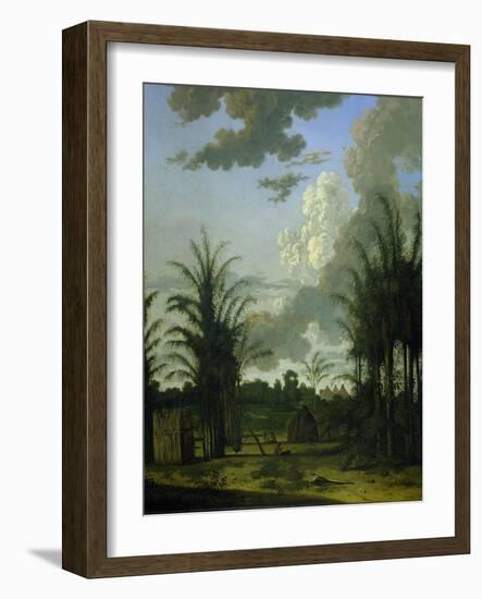 Plantation in Suriname, 1707-Dirk Valkenburg-Framed Giclee Print