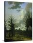 Plantation in Suriname, 1707-Dirk Valkenburg-Stretched Canvas