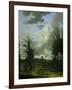 Plantation in Suriname, 1707-Dirk Valkenburg-Framed Giclee Print