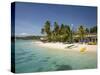 Plantation Island Resort, Malolo Lailai Island, Mamanuca Islands, Fiji, South Pacific-David Wall-Stretched Canvas