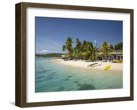 Plantation Island Resort, Malolo Lailai Island, Mamanuca Islands, Fiji, South Pacific-David Wall-Framed Premium Photographic Print