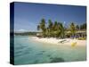 Plantation Island Resort, Malolo Lailai Island, Mamanuca Islands, Fiji, South Pacific-David Wall-Stretched Canvas
