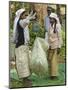 Plantation Tamil Women Weighing Prized Uva Tea in the Namunukula Mountains Near Ella, Central Highl-Rob Francis-Mounted Premium Photographic Print