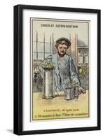 Plante's Rechargeable Battery-null-Framed Giclee Print