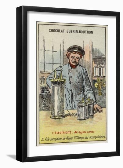 Plante's Rechargeable Battery-null-Framed Giclee Print