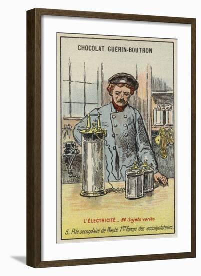 Plante's Rechargeable Battery-null-Framed Giclee Print