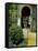 Planter and Arched Entrance to Garden in Casa de Pilatos Palace, Sevilla, Spain-Merrill Images-Framed Stretched Canvas