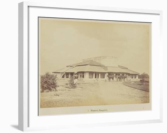 Planter's bungalow, 1877-Oscar Jean Baptiste Mallitte-Framed Giclee Print