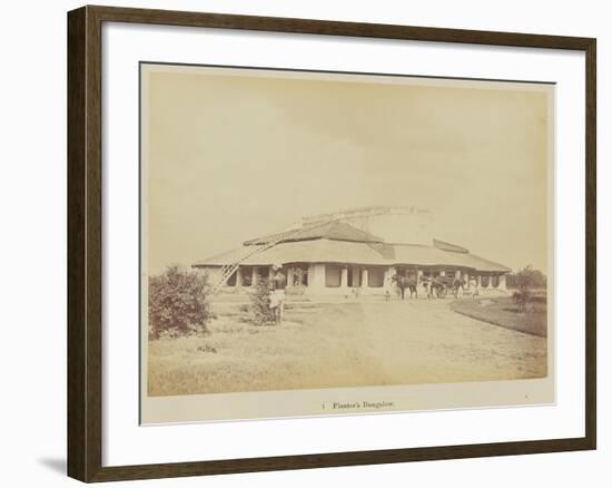 Planter's bungalow, 1877-Oscar Jean Baptiste Mallitte-Framed Giclee Print