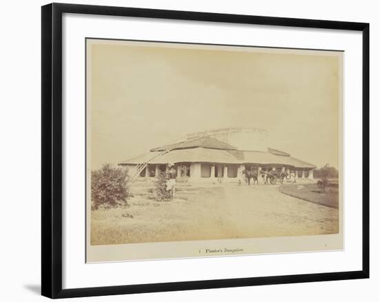 Planter's bungalow, 1877-Oscar Jean Baptiste Mallitte-Framed Giclee Print