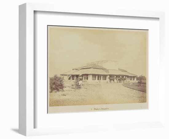 Planter's bungalow, 1877-Oscar Jean Baptiste Mallitte-Framed Giclee Print