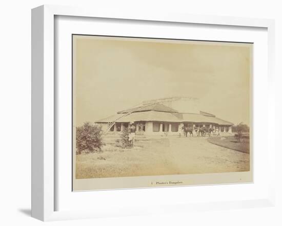 Planter's bungalow, 1877-Oscar Jean Baptiste Mallitte-Framed Giclee Print