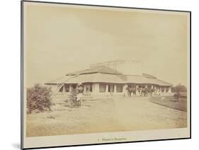Planter's bungalow, 1877-Oscar Jean Baptiste Mallitte-Mounted Giclee Print