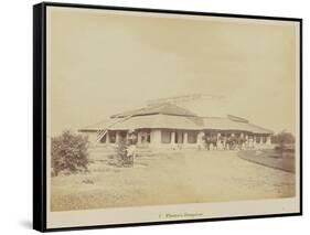 Planter's bungalow, 1877-Oscar Jean Baptiste Mallitte-Framed Stretched Canvas