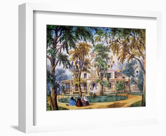 Planter's House, c.1858-Frances Flora Bond Palmer-Framed Giclee Print