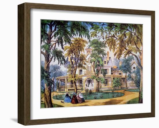 Planter's House, c.1858-Frances Flora Bond Palmer-Framed Giclee Print