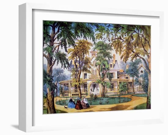 Planter's House, c.1858-Frances Flora Bond Palmer-Framed Giclee Print