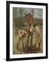 Planting a Tree (Oil on Canvas)-George Clausen-Framed Giclee Print