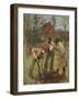 Planting a Tree (Oil on Canvas)-George Clausen-Framed Giclee Print