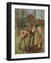 Planting a Tree (Oil on Canvas)-George Clausen-Framed Giclee Print