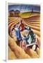 Planting Potatoes, 1953-Isabel Alexander-Framed Giclee Print