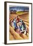 Planting Potatoes, 1953-Isabel Alexander-Framed Giclee Print