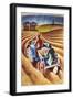 Planting Potatoes, 1953-Isabel Alexander-Framed Premium Giclee Print