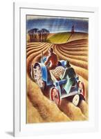 Planting Potatoes, 1953-Isabel Alexander-Framed Giclee Print