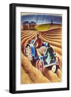 Planting Potatoes, 1953-Isabel Alexander-Framed Giclee Print