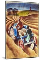 Planting Potatoes, 1953-Isabel Alexander-Mounted Giclee Print