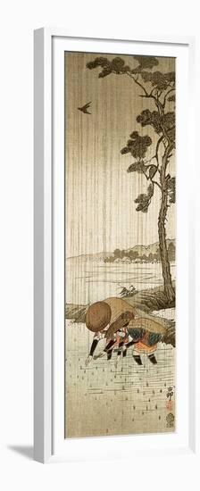 Planting Rice-Koson Ohara-Framed Premium Giclee Print