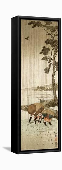 Planting Rice-Koson Ohara-Framed Stretched Canvas