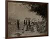 Planting Sweet Potatoes, Hopkinson's Plantation, Edislo Island, South Carolina, 1862-H.P. Moore-Framed Giclee Print