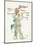 Plants, Althaea Rosea-Walter Crane-Mounted Art Print