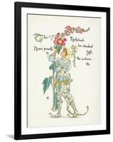 Plants, Althaea Rosea-Walter Crane-Framed Art Print