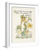 Plants, Caltha Palustris-Walter Crane-Framed Art Print