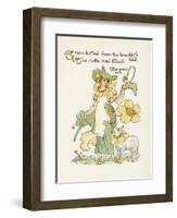 Plants, Caltha Palustris-Walter Crane-Framed Art Print