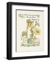 Plants, Caltha Palustris-Walter Crane-Framed Art Print